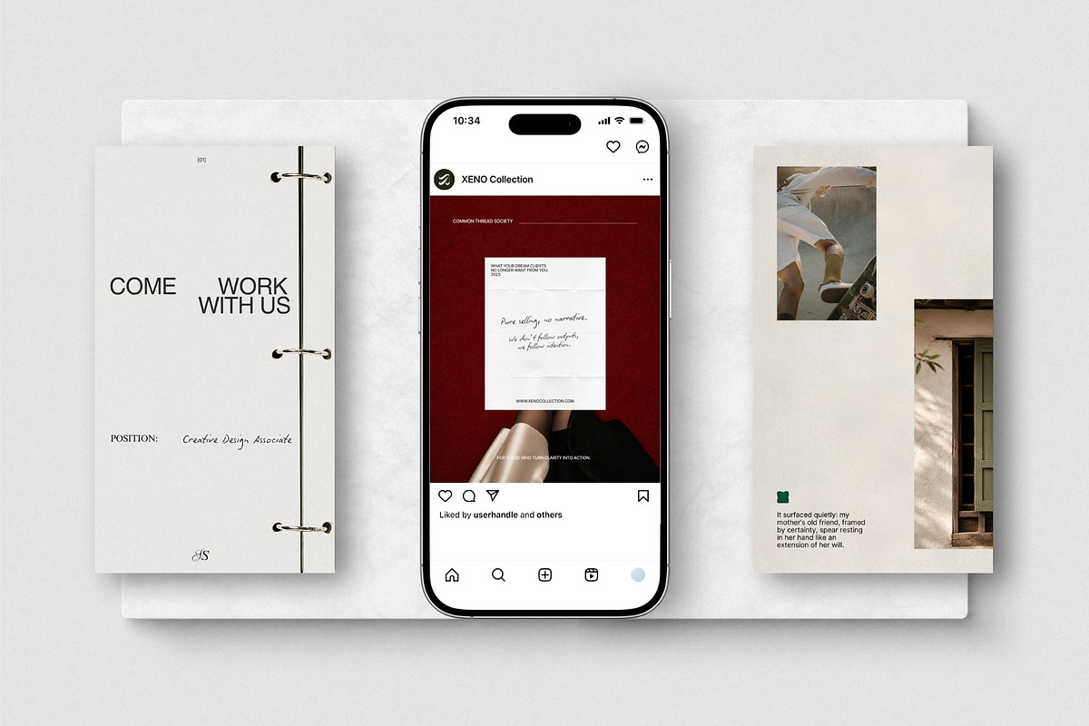XENO | Social Media Kit Bundle, a Social Media Template by The Aesthetic Studio (Photo 4 of 10)