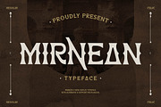 Mirnean Display Typeface Font, a Sans Serif Font by Storytype Studio (Thumbnail 1 of 15)