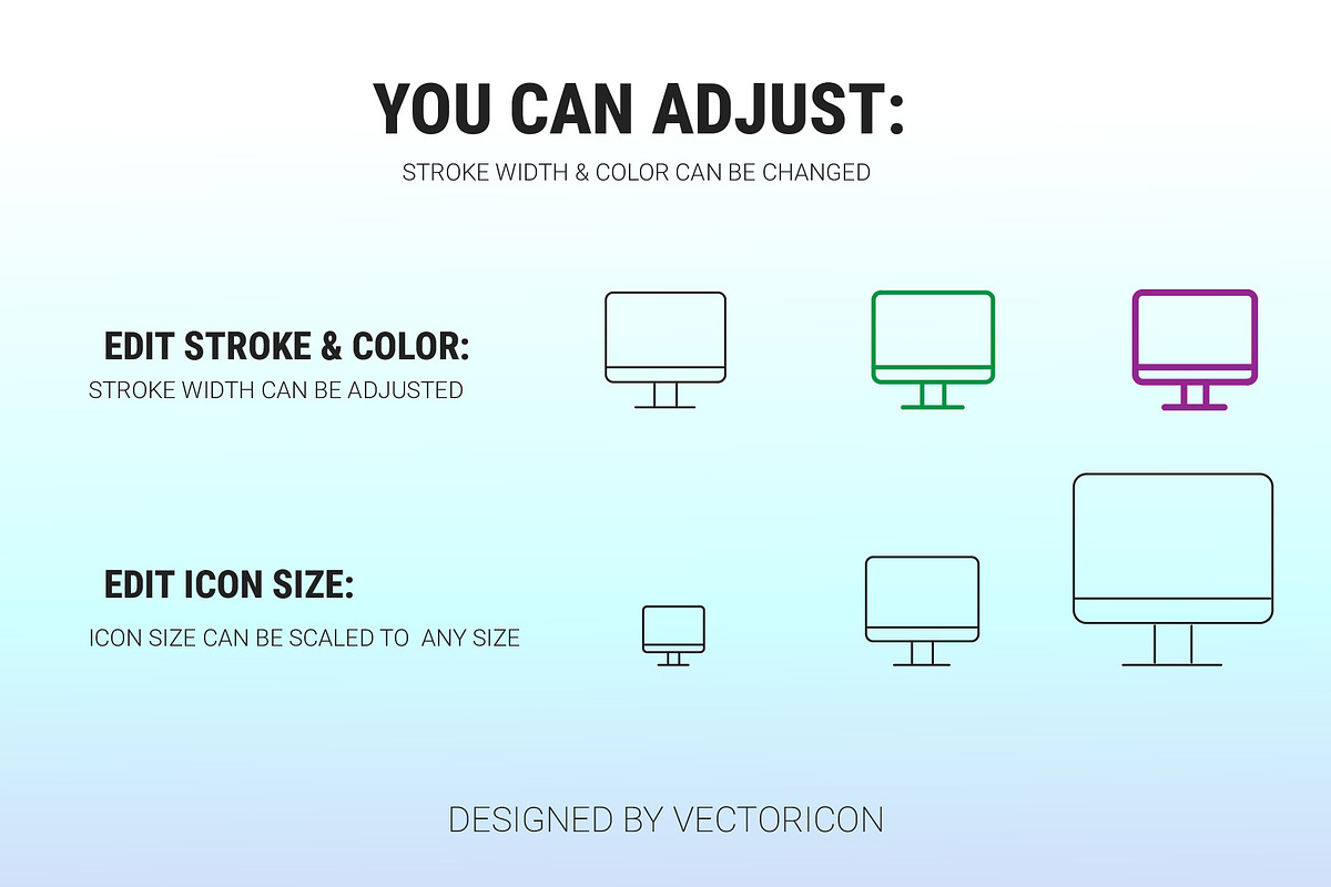 Tech and Gadget outline icon set, an Outline Icon by Icons (Photo 3 of 3)