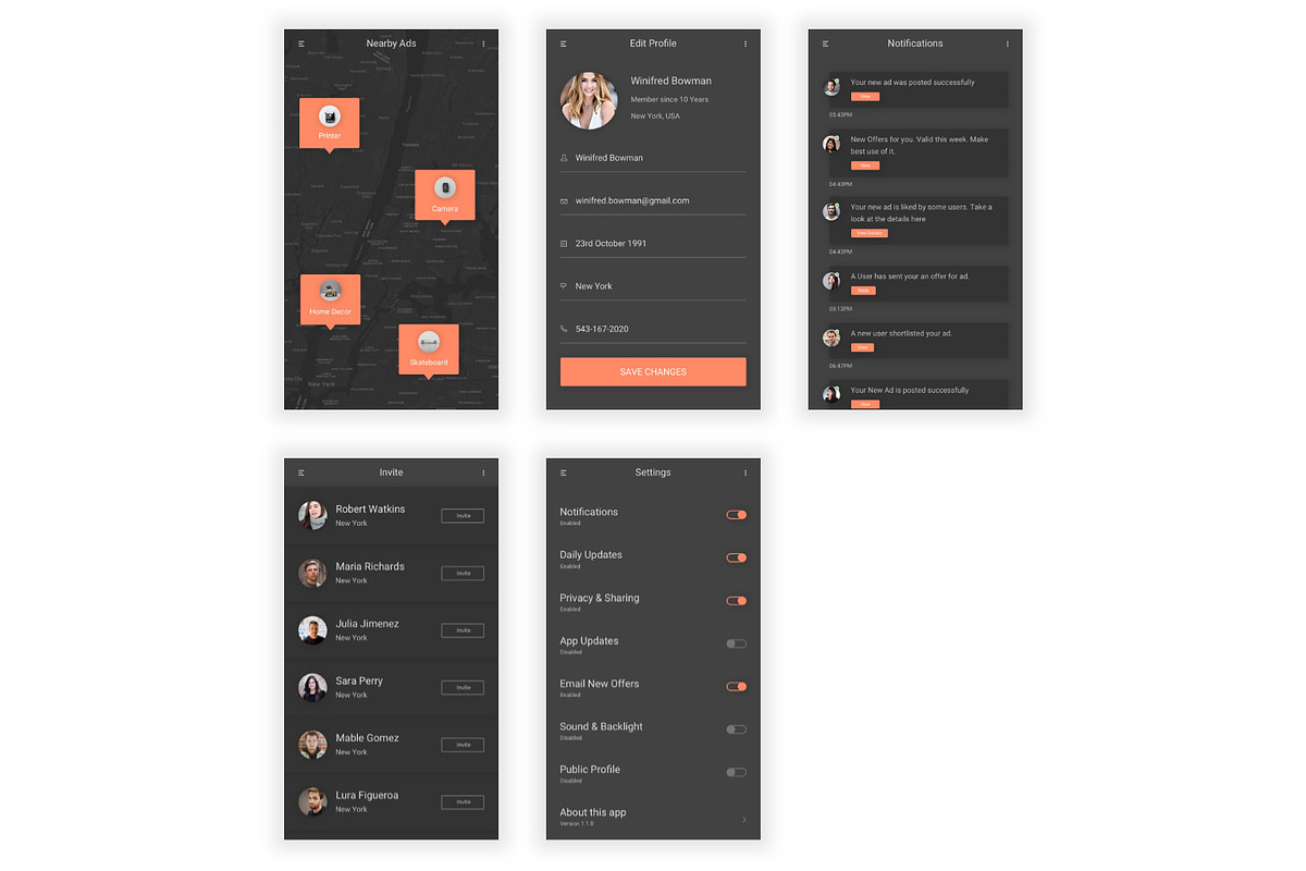 Sauda - Buy, Sell & Trade UI Kit, an UI Kit Template by themelove (Photo 5 of 16)