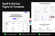 Expevo - SaaS Figma Template, an UI Kit Template by FinestDevs (Thumbnail 2 of 8)