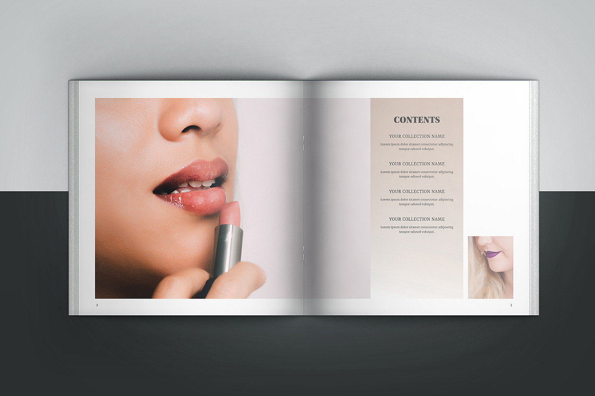 Square Fashion Lookbook / Brochure, a Magazine Template by Template Shop (Photo 3 of 10)