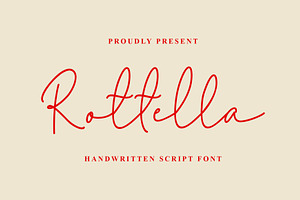 Rotella Monoline Handwritten Font