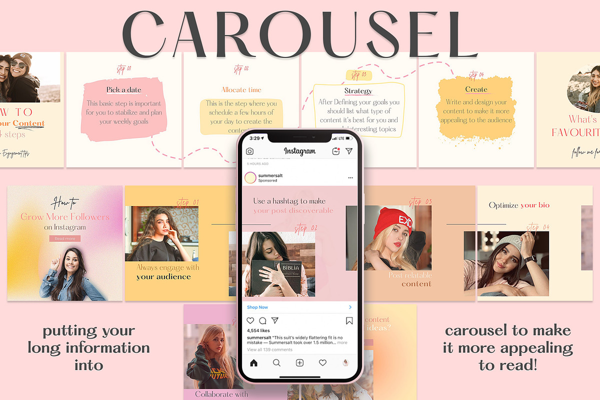 Instagram Template Coaches | CANVA, a Social Media Template by graphypix (Photo 4 of 15)