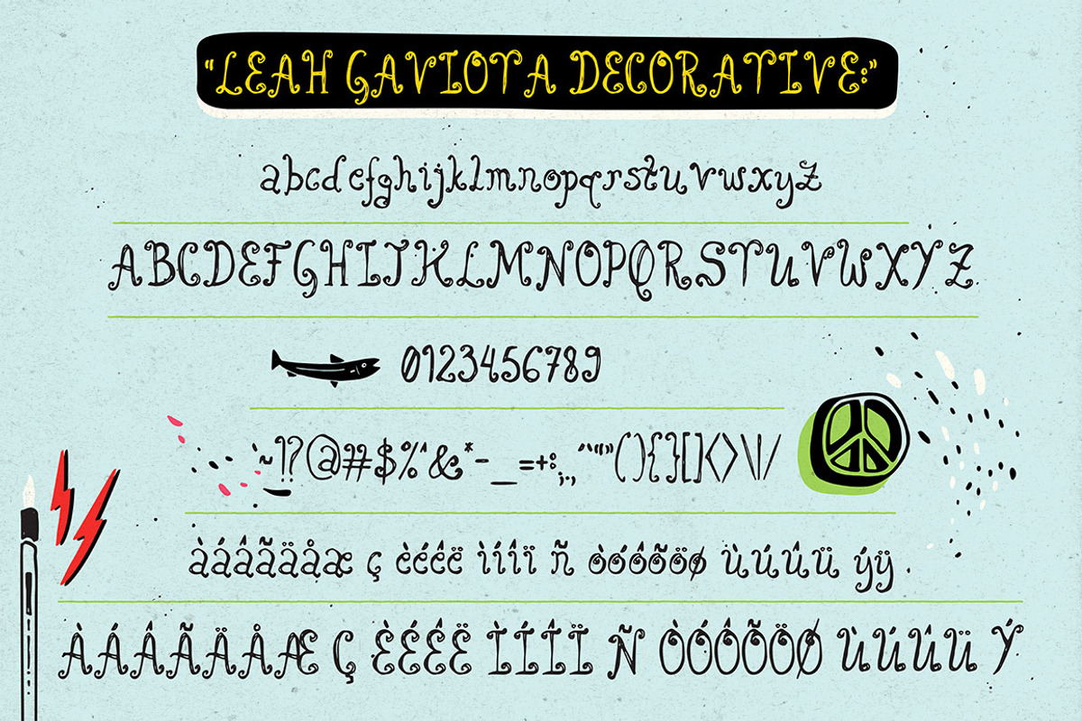 Leah Gaviota Script preview 4