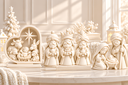 Christmas Nativity Scene & Wise Men, a Characters & Person 3D Model by Design Station (Thumbnail 3 of 6)