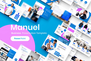 Manuel – Business PowerPoint Templat, a Presentation Template by Dens Creative Studio