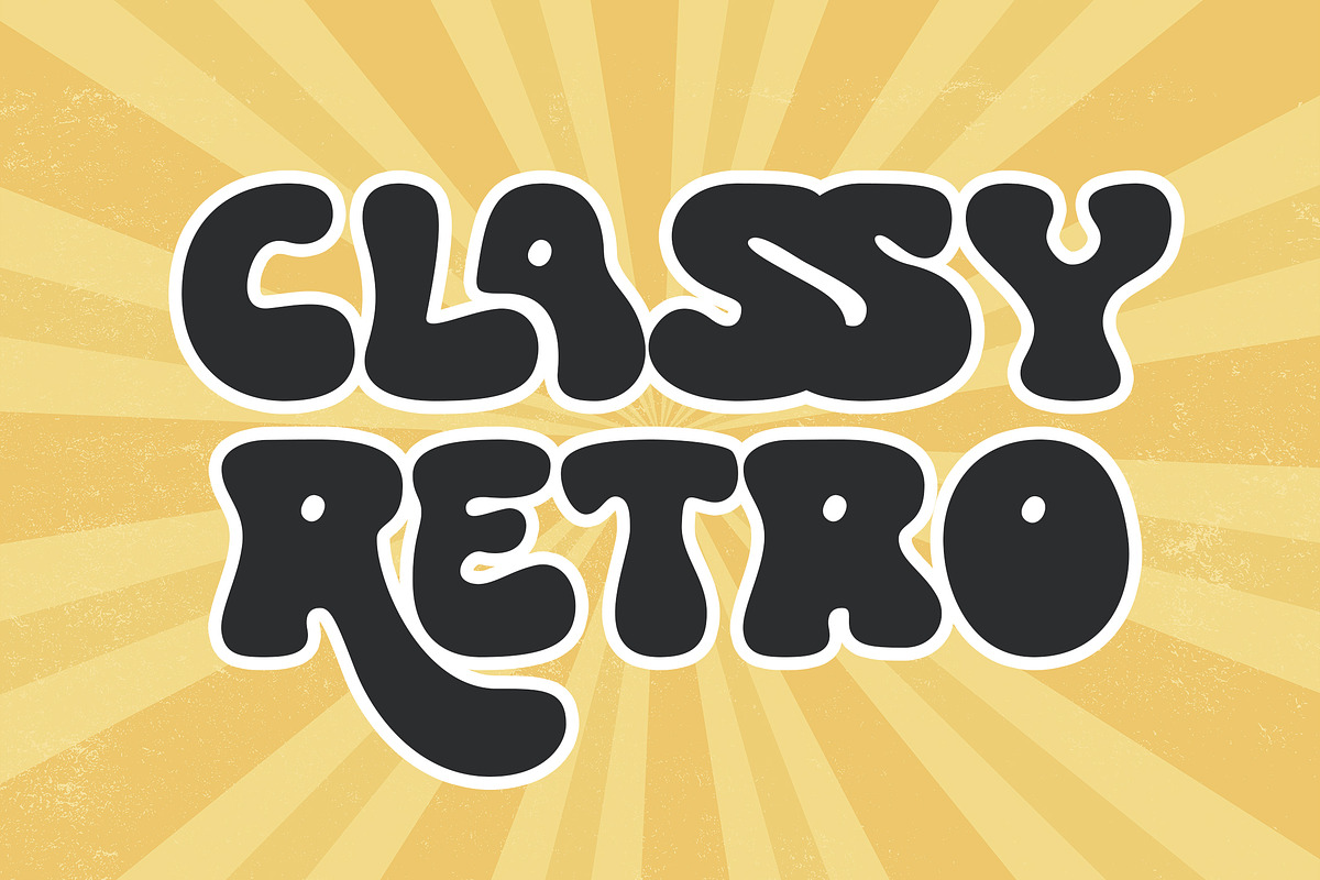 Pretty Kelly - Groovy Display font, a Handwritten Font by Dryy.type (Photo 2 of 9)