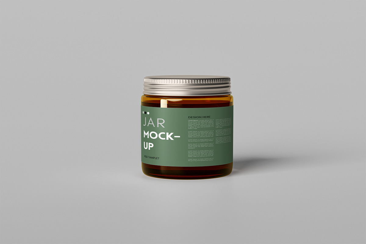Glass Jar Mockups, a Cups & Container Mockup by graphic_keY (Photo 9 of 9)