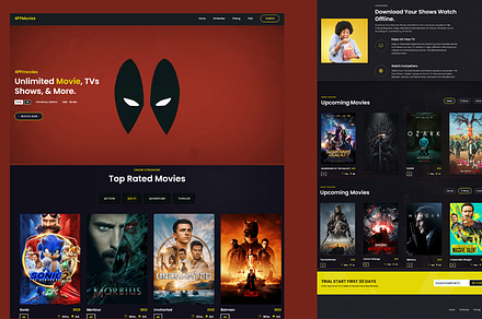 4PFMovies-Movie Streaming  Template