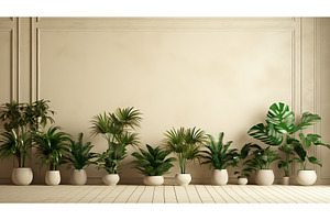 foliage plant room background ai, a Nature Photo by pikepicture