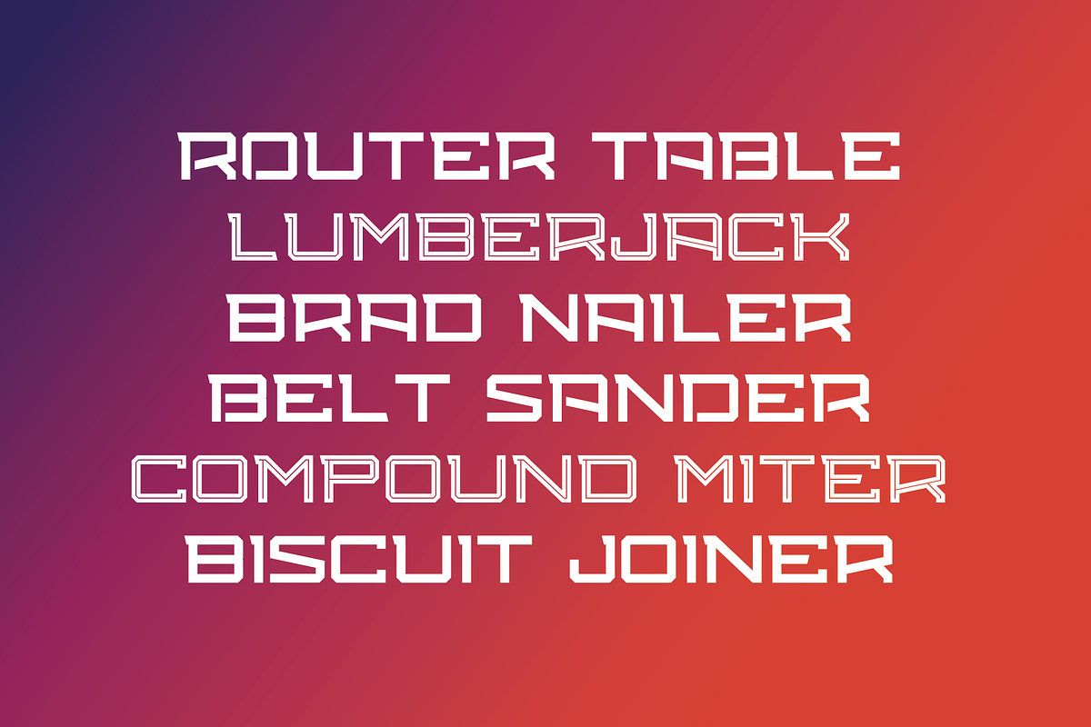 Sawmill | Athletic Display, a Serif Font by Doug Houvener (Photo 3 of 6)