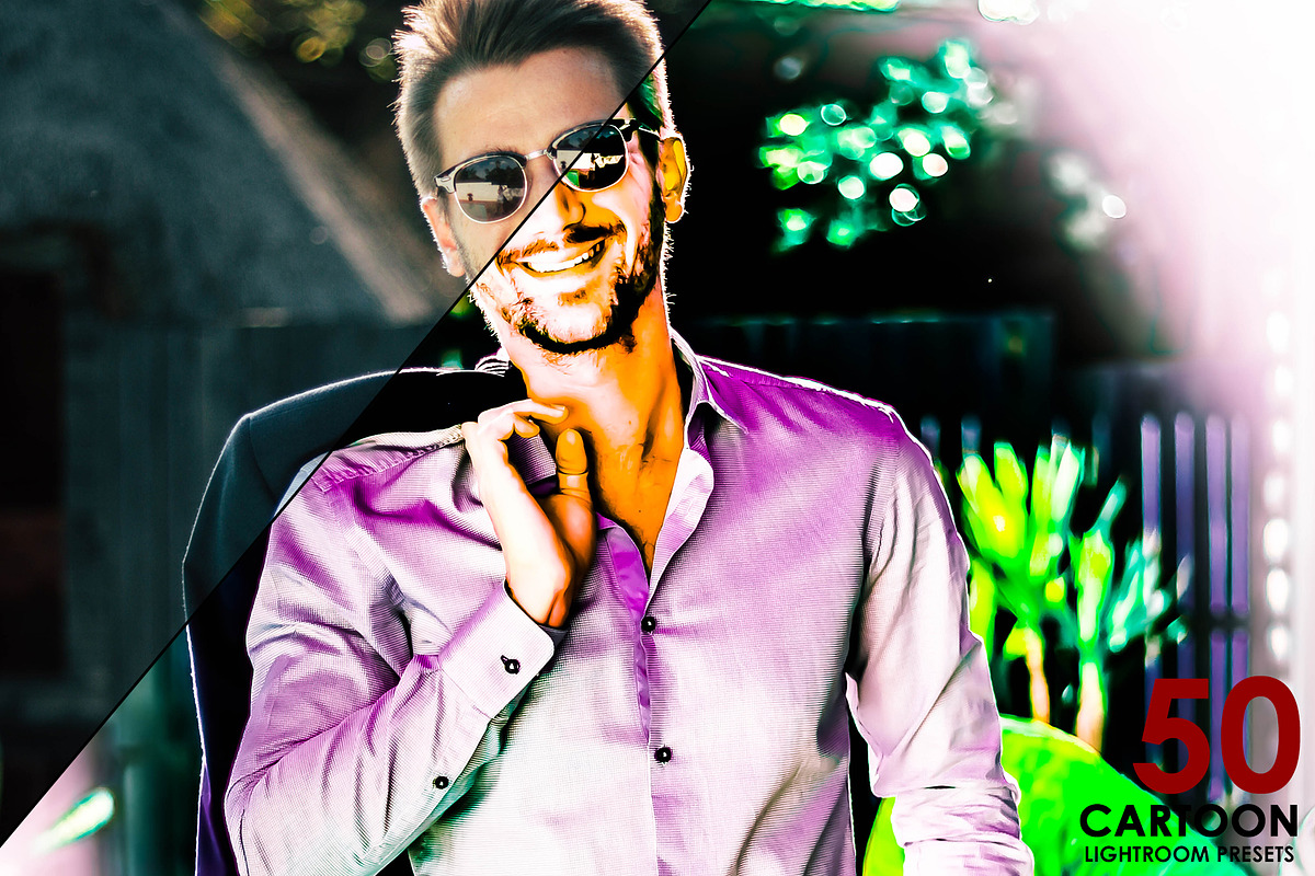 50 Cartoon Lightroom Presets, an Action Add-On by KnightWipers (Photo 4 of 5)