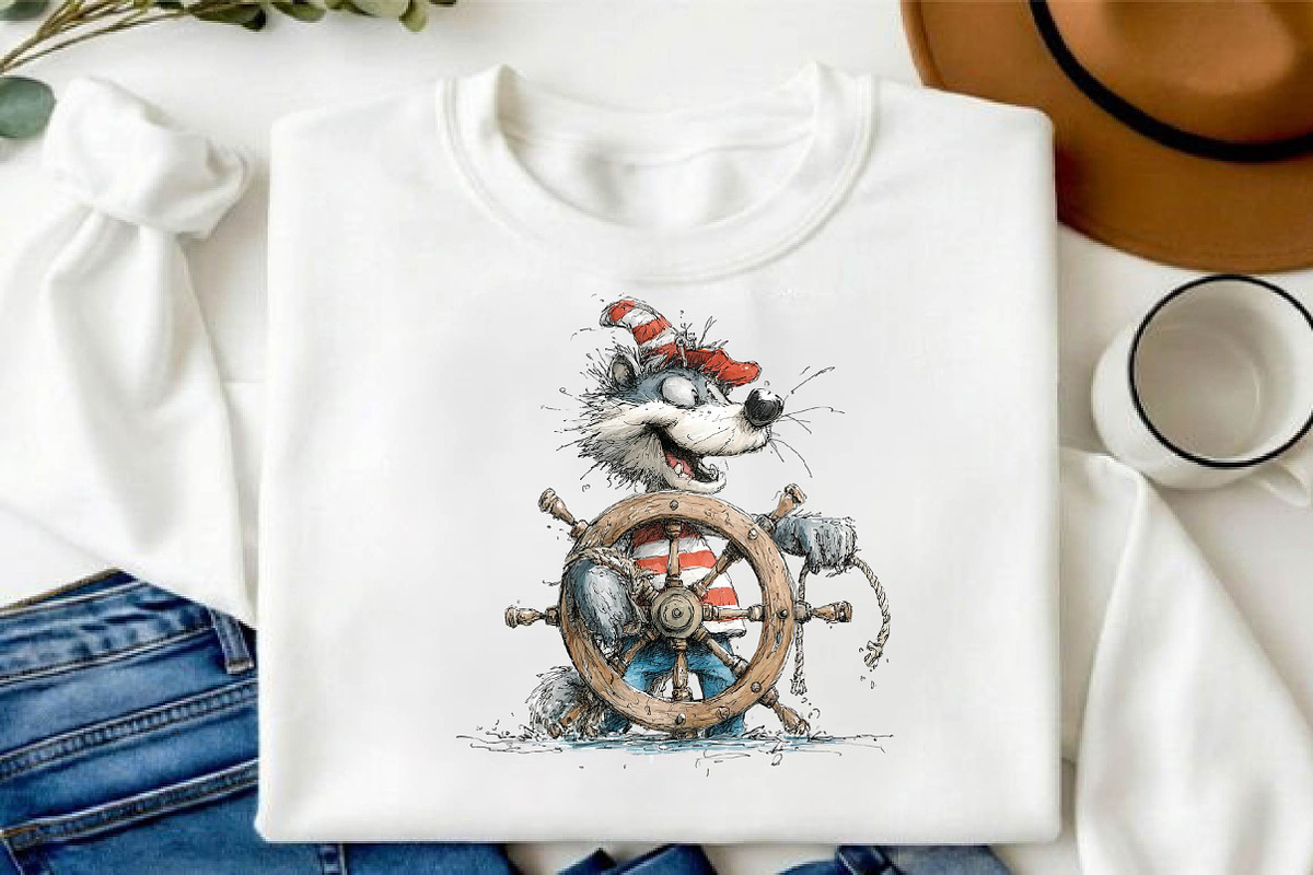 Whimsical Sailor Animals Clipart, an Animal Illustration by fashionaddict (Photo 6 of 7)