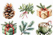 Rustic Red Green Christmas Winter, an Illustration by Craft Nest (Thumbnail 2 of 5)