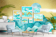 Celestial Landscape Abstract Creator, a Texture Illustration by Julie&Taily (Thumbnail 2 of 25)