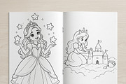 Magical Princess Coloring Book Vol44, a Person Illustration by ikarifq shop (Thumbnail 6 of 7)
