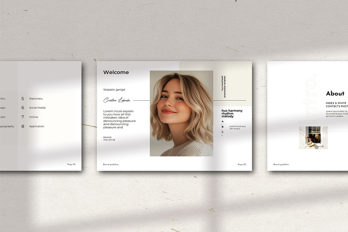 Mini Brand Guideline Kit, a Brochure Template by Aura Agency (Photo 6 of 8)