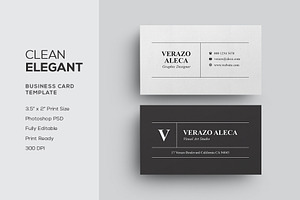 Clean Elegant Business Card