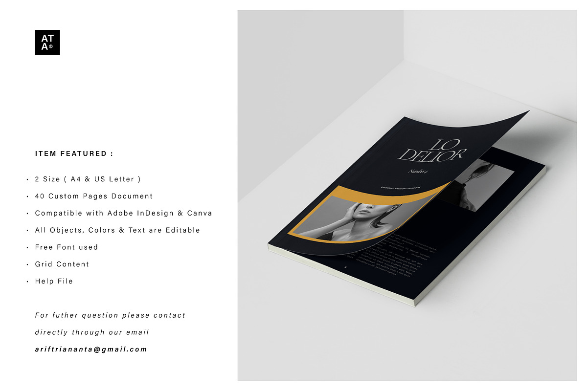 DELIOR Editorial Lookbook, a Magazine Template by Arif Tri Ananta (Photo 13 of 14)