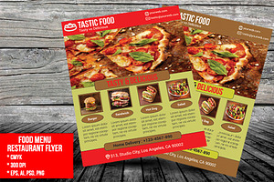 Food Menu Restaurant Flyer