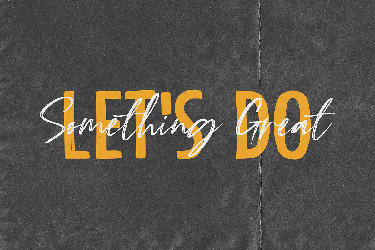 Harigu | Font Duo, a Script Font by Awanstudio (Photo 3 of 9)
