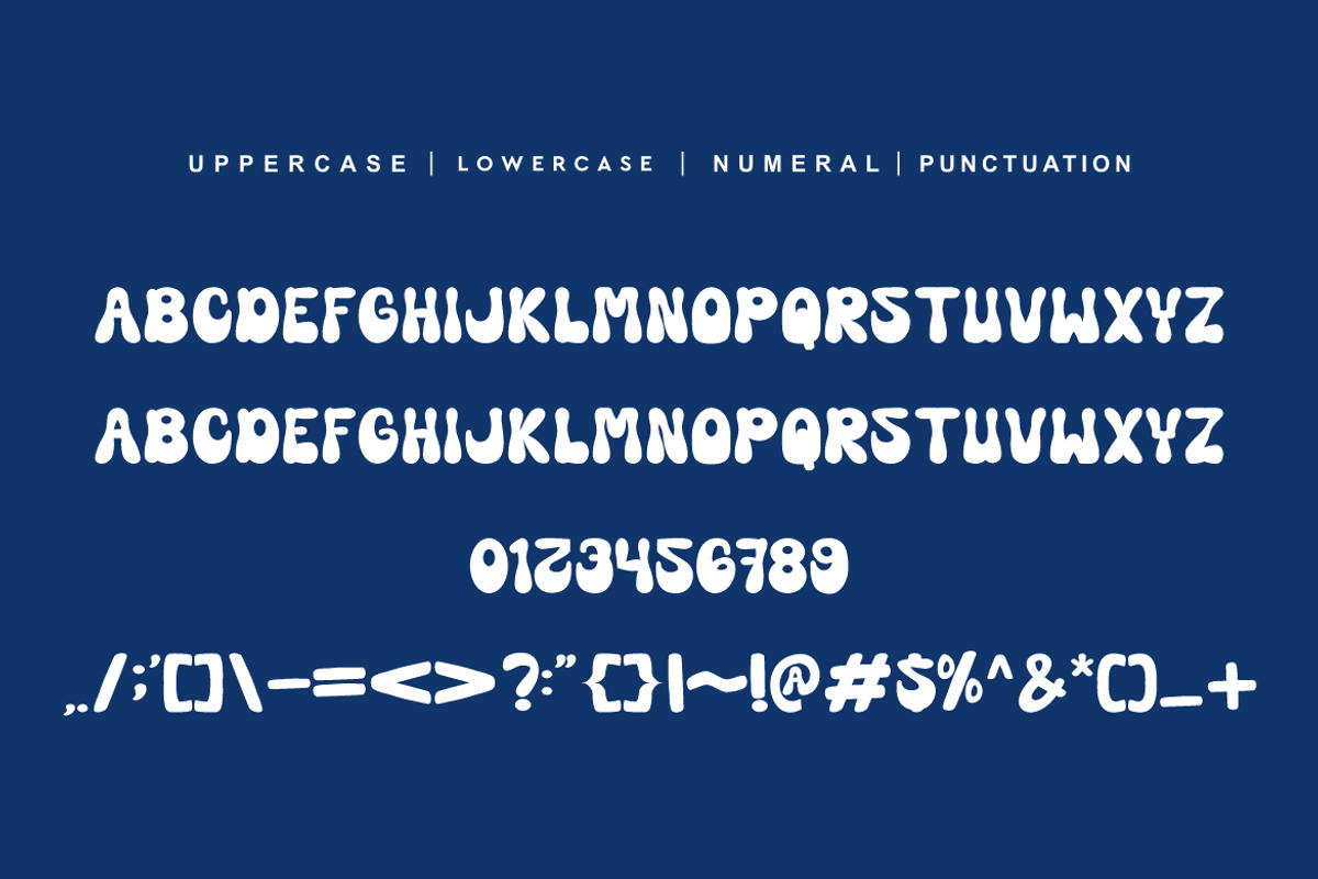 Gernus Doripos - Psychedelic Font, a Handwritten Font by QR Design Studio (Photo 5 of 6)