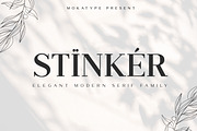 Stinker - Modern Serif Family, a Serif Font by Mokatype Studio (Thumbnail 1 of 11)