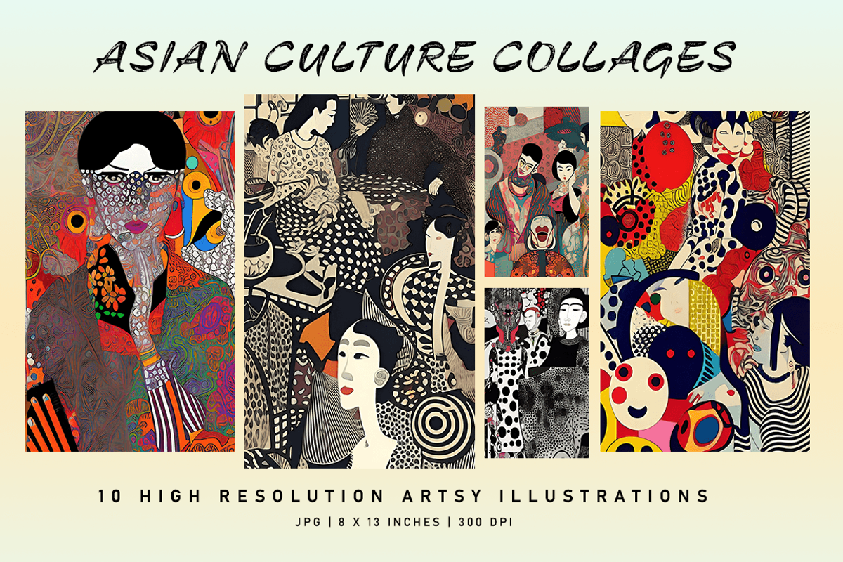 Asian Culture Collages, a Person Illustration by Digital Art Creations (Photo 1 of 5)