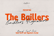The Baillers Font Duo