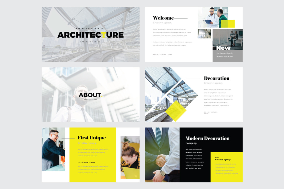 ARCHITECTURE - Powerpoint Template, a Presentation Template by Shafura (Photo 2 of 6)