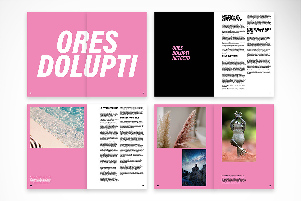 Bold and Modern Magazine Layout, a Print Template by McLittle Stock (Photo 3 of 7)