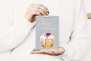 Watercolor Christmas sweets, a Food Illustration by LeriaArt watercolor (Thumbnail 2 of 3)