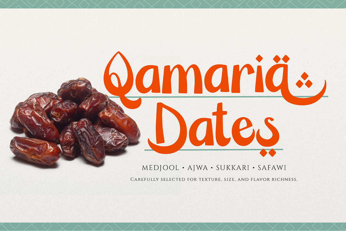 Tazmeera | Playful Arabic Typeface, a Handwritten Font by Denustudios (Photo 5 of 12)