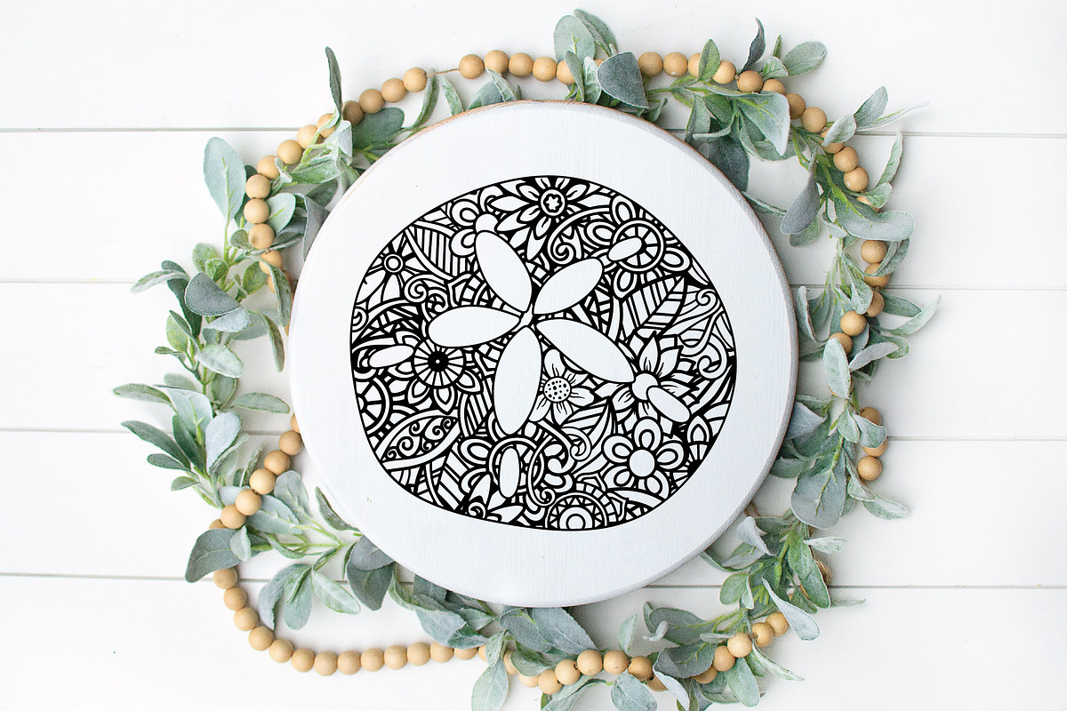 Mermaid Mandala SVG Bundle, an Animal Illustration by OldMarket Designs (Photo 10 of 10)