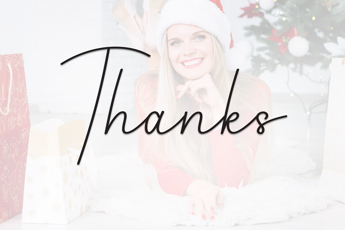 Beauty Santa | Script Font, a Handwritten Font by Scratchones (Photo 8 of 8)