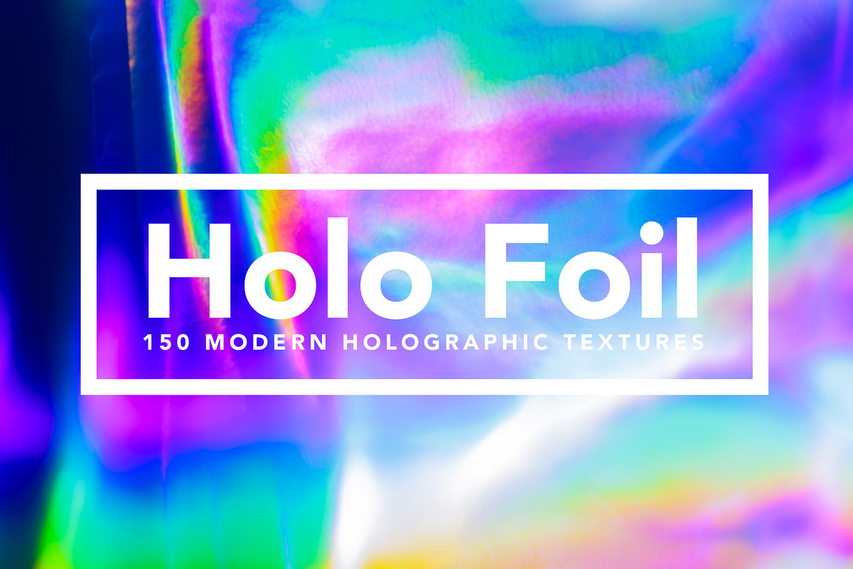 Holo Foil - Holographic Textures, a Texture Graphic by Fox & Bear (Photo 1 of 6)