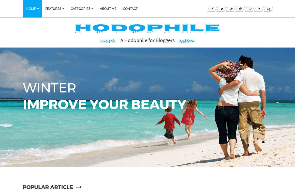 Hodophile- Responsive HTML5 Template, a HTML Template by CreativeGigs (Photo 3 of 5)