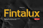 Fintalux Variable, a Sans Serif Font by Pista Mova (Thumbnail 1 of 13)