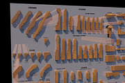 Molding Kitbash V1 - 128 Profile Set, an Architecture 3D Model by RoHo Productions (Thumbnail 10 of 28)