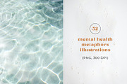 Mental health metaphors, a Healthcare Illustration by divanovskaya_nv (Thumbnail 2 of 27)