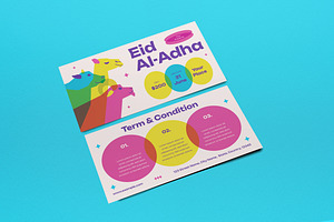 White Risograph Eid Al-Adha Voucher