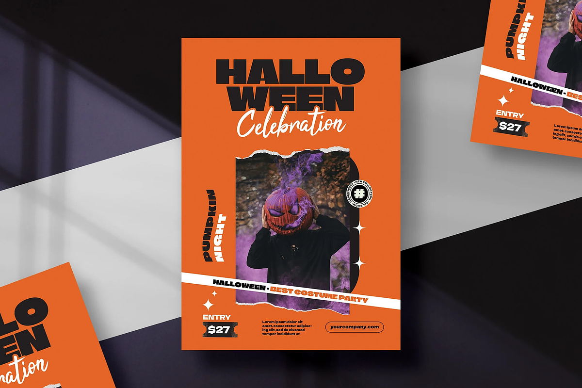 Halloween Flyer Template, a Flyer Template by Hubzway