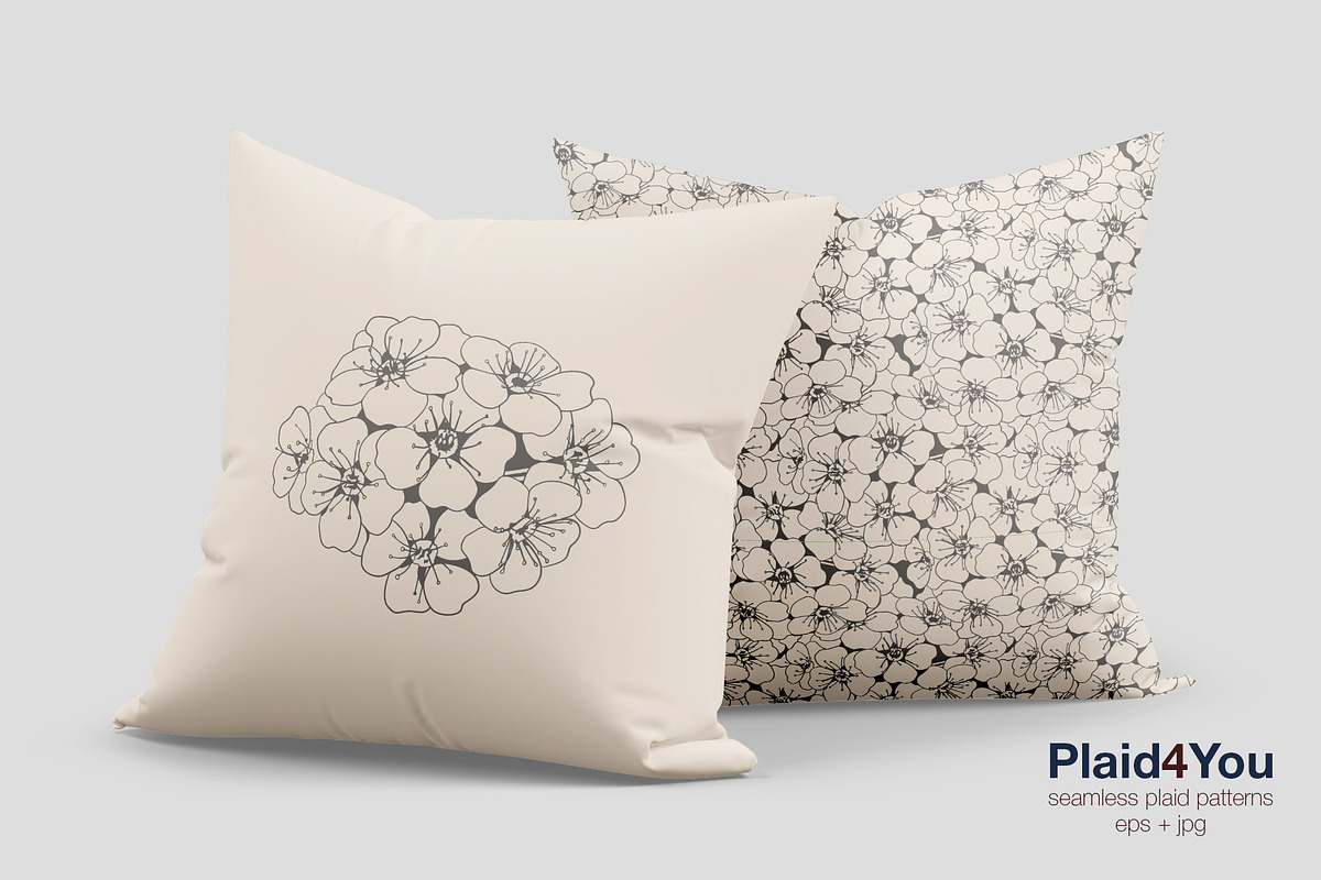 Floral Pattern & Flower Print, a Pattern Graphic by Plaid4You (Photo 11 of 15)