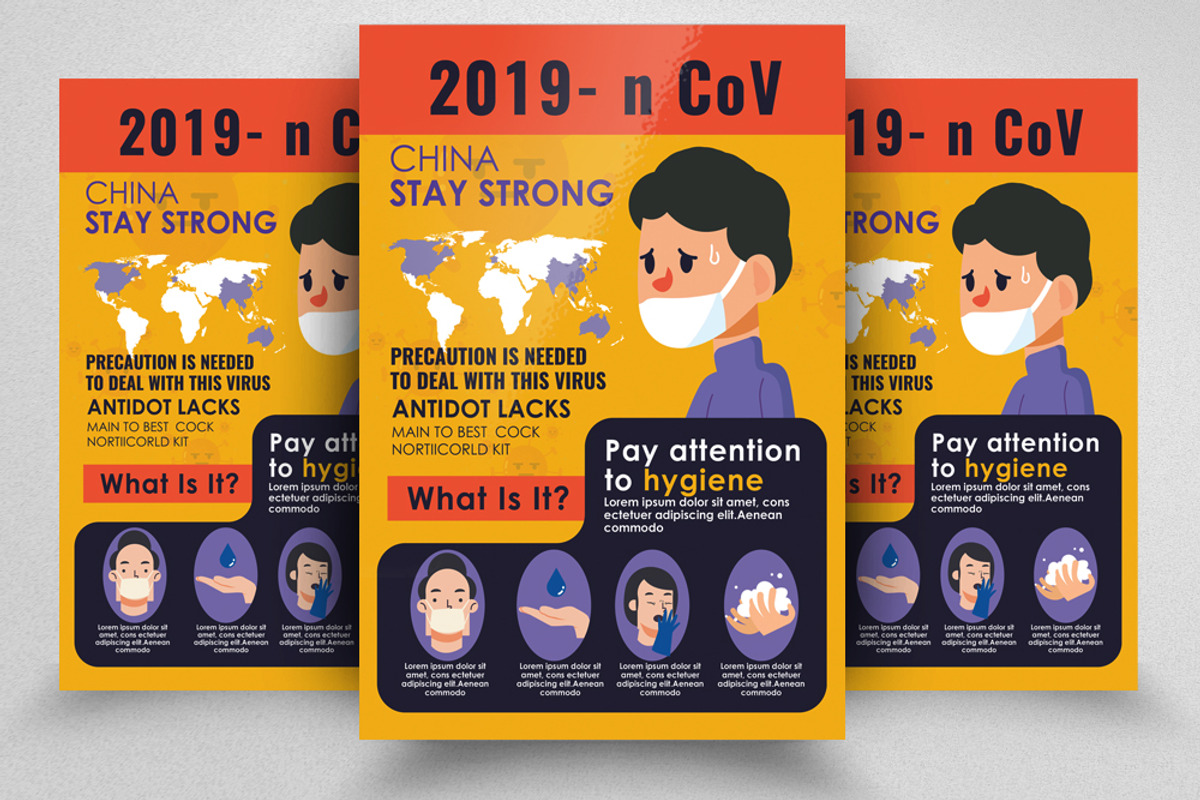 Corona Virus Prevention Flyer, a Flyer Template by Business Flyers (Photo 1 of 2)