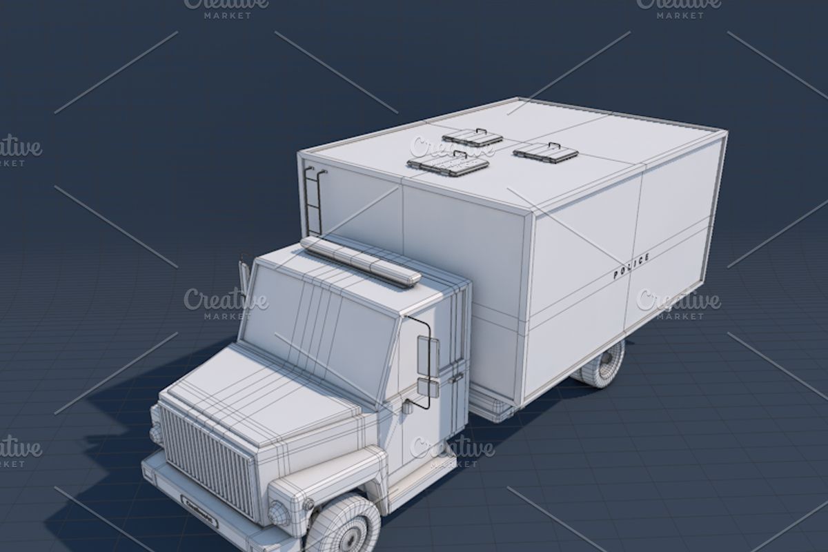 Ultimate Low Poly City Cars Pack, a Cars & Vehicle 3D Model by CreativeeArt (Photo 31 of 54)