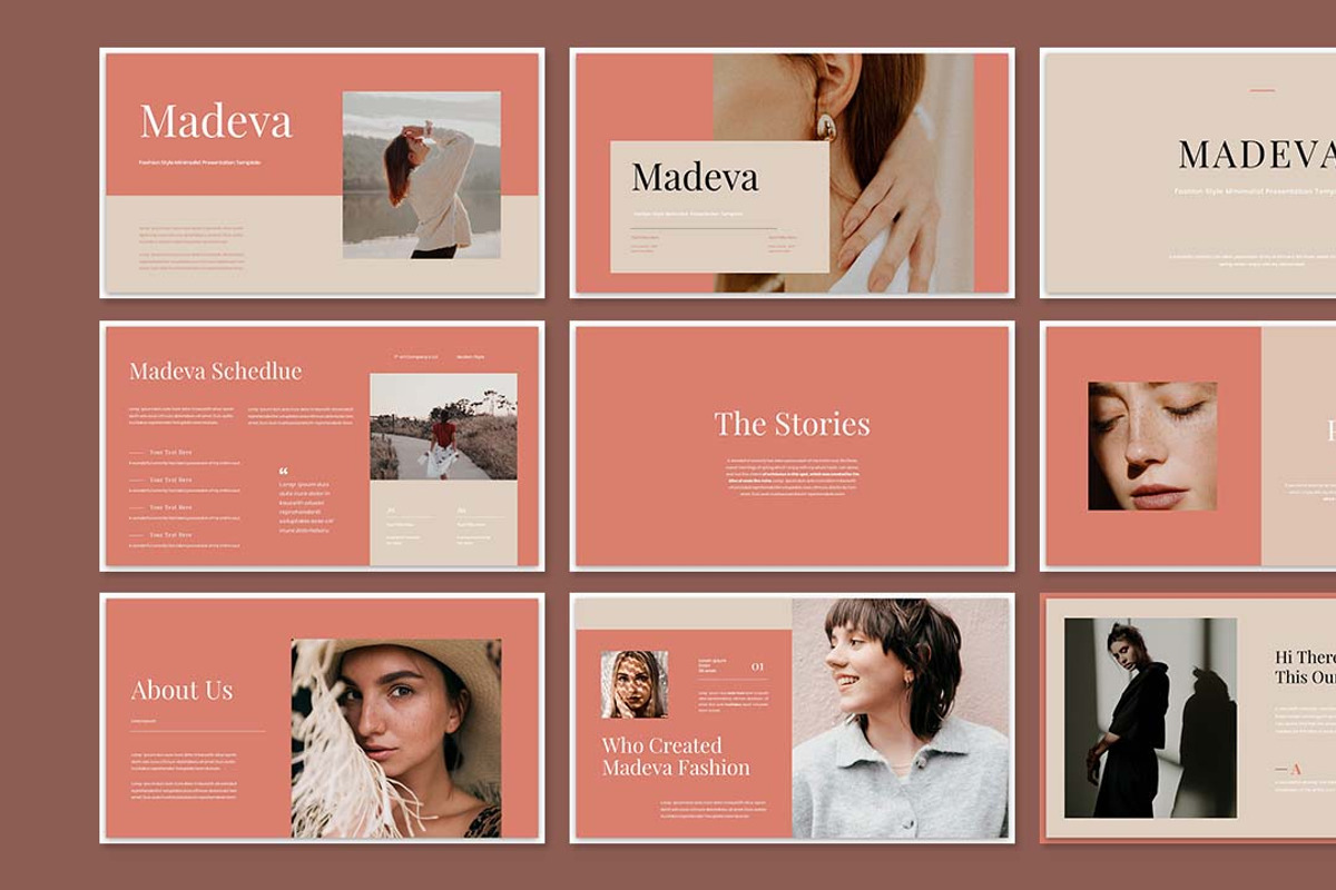 Madeva Fashion Presentation Tamplate, a Presentation Template by Analogous Temp (Photo 2 of 5)