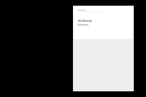Serif A4 Brochure Template