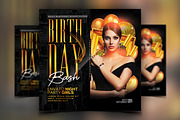 Birthday Bash Flyer, a Flyer Template by AfzaalGraphics (Thumbnail 1 of 2)