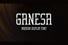 Ganesa - Modern Display Font